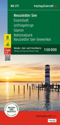 freytag & berndt Wanderkarte Neusiedler See, Eisenstadt - Leithagebirge - Rust - Sopron - Nationalpa