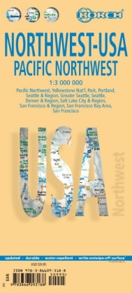 USA Northwest - Pacific Northwest, Borch Map