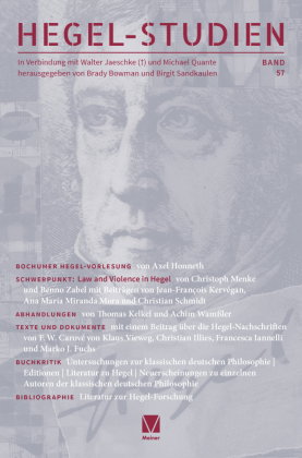 Hegel-Studien Band 57