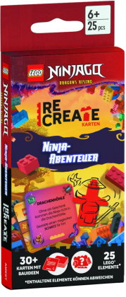 LEGO® - ReCreate Karten - Ninja-Abenteuer, m. 1 Beilage