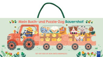 Mein Buch- und Puzzle-Zug: Bauernhof