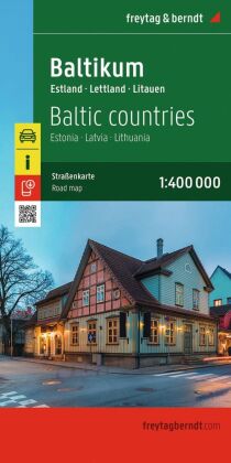 freytag & berndt Straßenkarte Baltikum 1:400.000