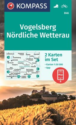 KOMPASS Wanderkarten-Set 846 Vogelsberg, Nördliche Wetterau (2 Karten) 1:50.000