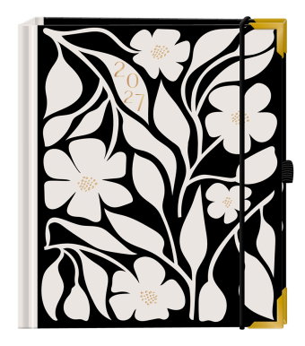 Terminplaner A5 Premium 2027 Blumen
