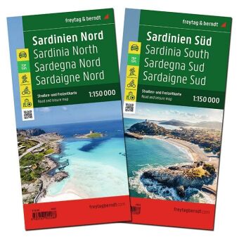 freytag & berndt Straßenkarte Sardinien Set 1:150.000